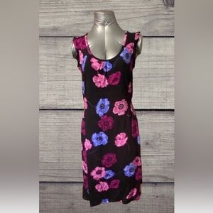 ELLE black flowered Dress Size L
